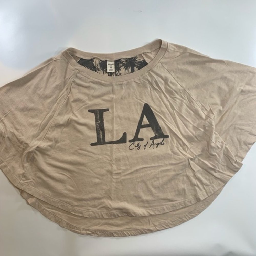 Old Navy | Los Angeles Palm Tree Medium Top Oversized Kimono Style - Picture 2 of 8